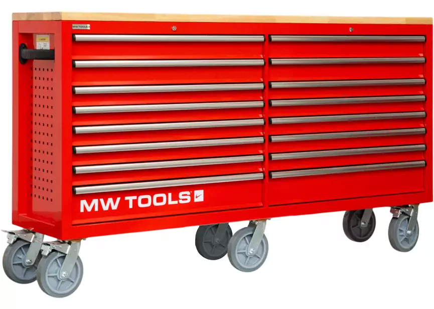 Établi-servante avec plateau bois MW Tools